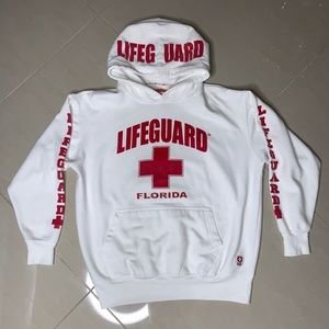 Florida Lifeguard Hoodie White